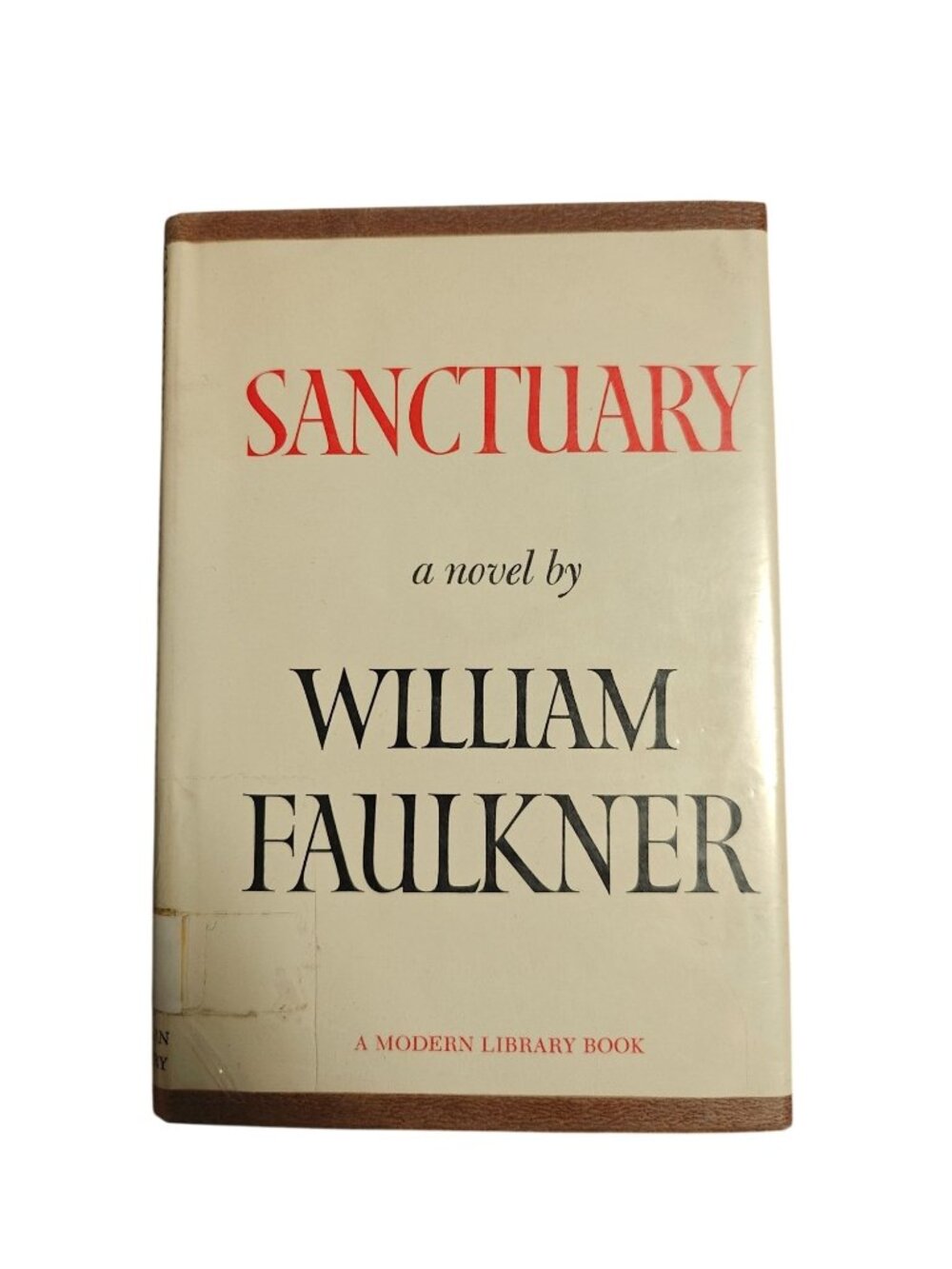 Sanctuary William Faulkner 1950s Hardcover Literary Fiction Ex-Library